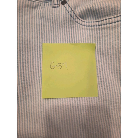 Talbots Womens Jeans Size 18 WP Blue White Stripe Pre-owned - Picture 7 of 7